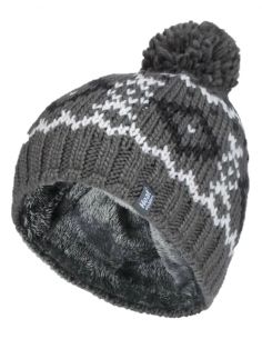 Bonnet à pompon pour Homme Heat holders