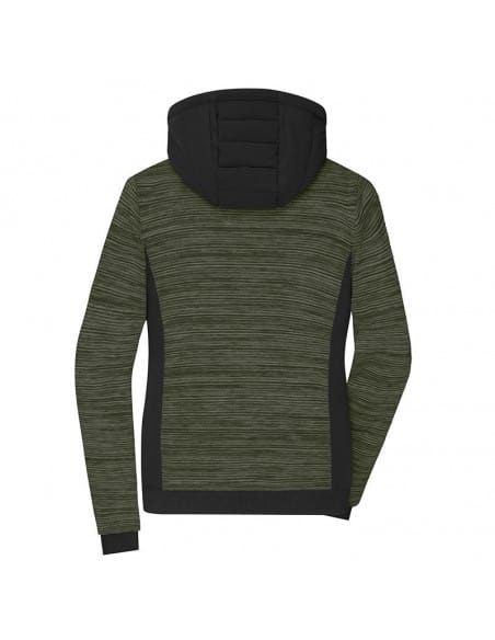 Veste Hybride à Capuche Femme Duvet Synthétique Dupont Sorona James & Nicholson