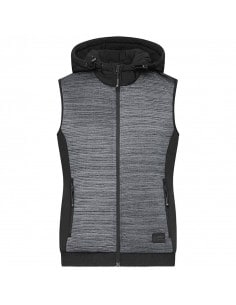 Hybrid Bodywarmer Women Down Dupont Sorona James & Nicholson