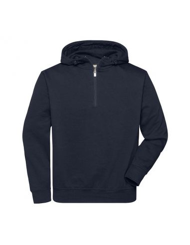 Men's Hooded Sweatshirt Organic Cotton James & Nicholson