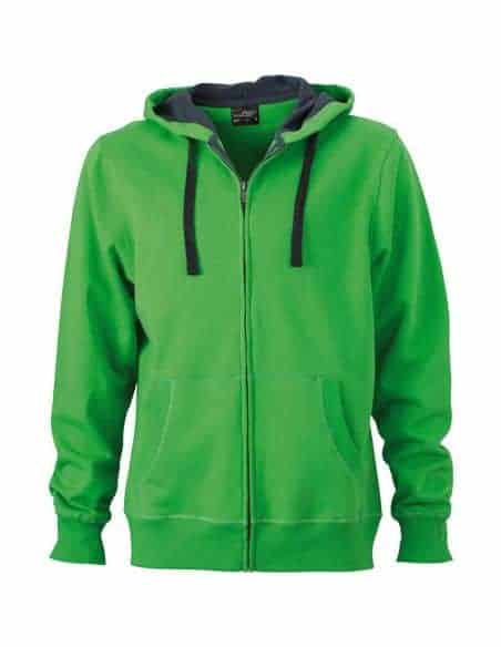 Sweatshirt Homme Déperlant et antitache à capucheJames & Nicholson