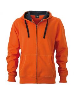 Sweatshirt Homme Déperlant et antitache à capucheJames & Nicholson