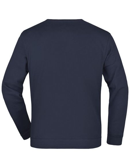Sweatshirt Homme col rond 100% Coton James & Nicholson