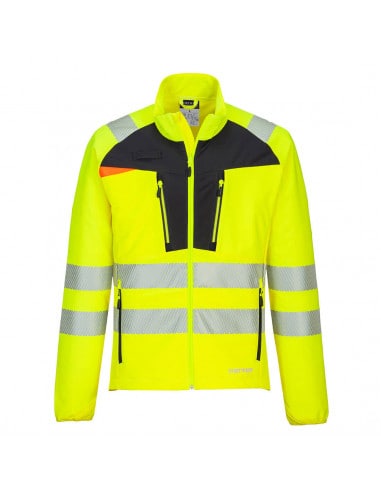 Portwest Men's High Visibility Zippered Second Layer