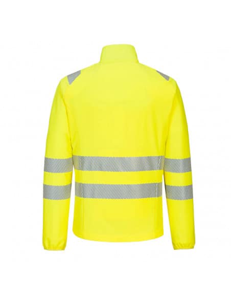 Portwest Men's High Visibility Zippered Second Layer