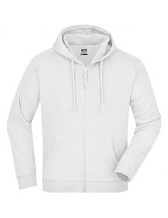 Sweatshirt Homme Zippé à Capuche 100% Coton James & Nicholson