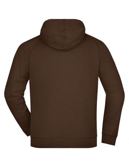 Sweatshirt Homme Zippé à Capuche 100% Coton James & Nicholson