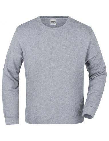 Men's sweatshirt round neck 100% Cotton James & Nicholson