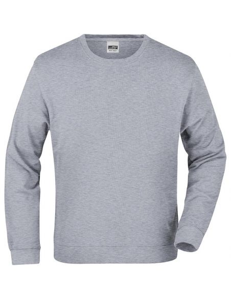 Men's sweatshirt round neck 100% Cotton James & Nicholson