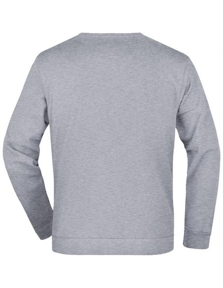 Men's sweatshirt round neck 100% Cotton James & Nicholson
