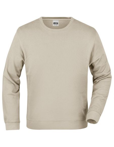 Sweatshirt Homme col rond 100% Coton James & Nicholson