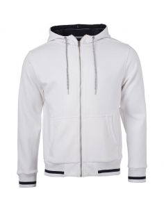 James & Nicholson Men's Premium Cotton Hooded Sweatshirt with Zip Lining