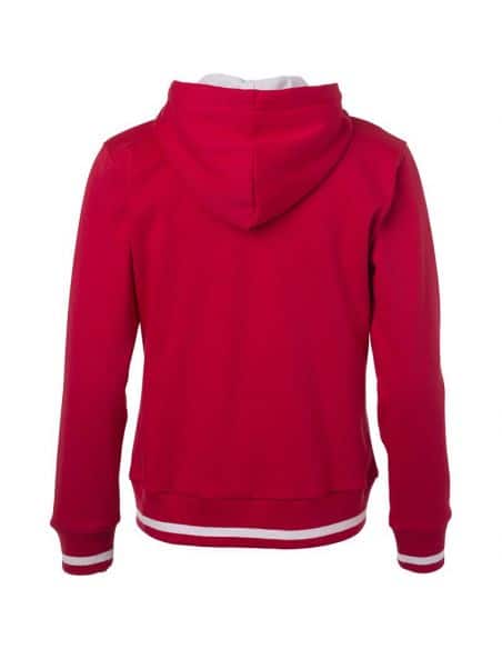 Sweatshirt Femme Doublé Zippé à Capuche Coton Premium James & Nicholson