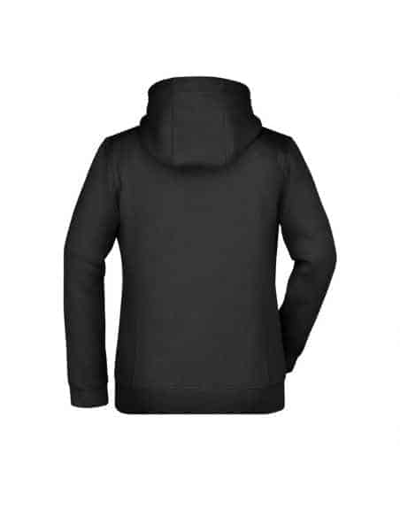 James & Nicholson Women's Fleece Lined Hooded Sweatshirt 385g/sqm