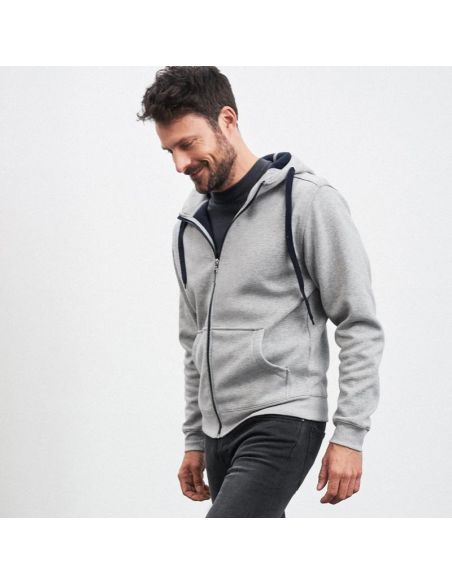 Sweatshirt Homme Doublé Polaire à Capuche 385g/m²James & Nicholson