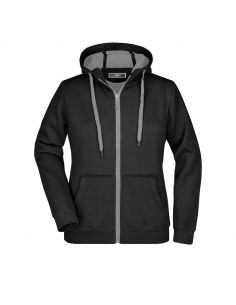 Sweatshirt Homme Doublé Polaire à Capuche 385g/m²James & Nicholson
