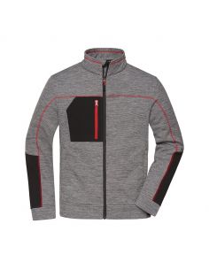 James & Nicholson Men's Reinforced Fleece Jacket