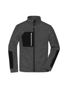 James & Nicholson Men's Reinforced Fleece Jacket