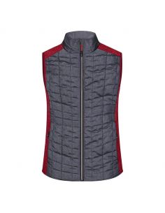 James & Nicholson Women's Hybrid Fleece Vest