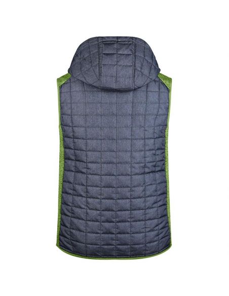 Gilet  polaire Hybride à Capuche Homme James & Nicholson