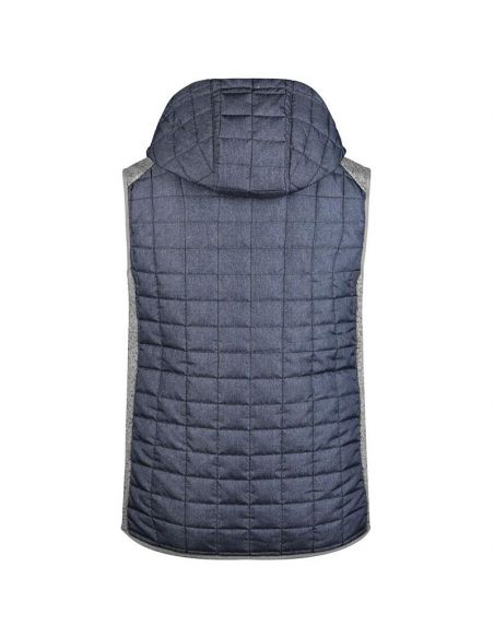 Gilet  polaire Hybride à Capuche Homme James & Nicholson