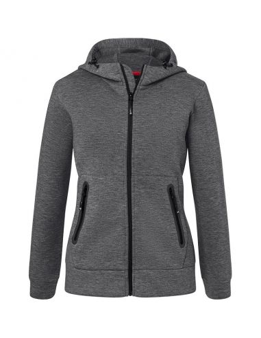 James & Nicholson Women's High Density Fleece Hooded Jacket