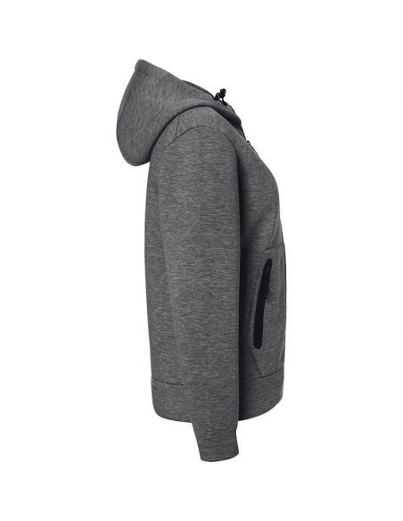 James & Nicholson Women's High Density Fleece Hooded Jacket