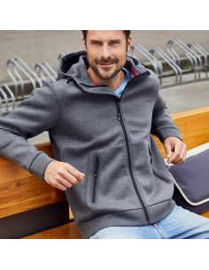 Veste Polaire Haute Densité à Capuche Homme James & Nicholson 2