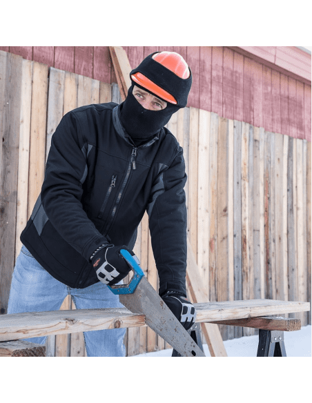 Homme Noir Portant Un Casque Cagoule Couvre-chef à La Mode Pour Le Temps  Froid Masque Facial