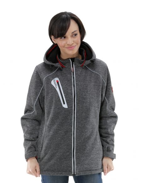 Refrigiwear Zipped 3 Layers Women Sweater
