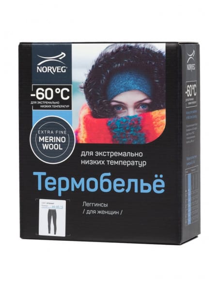 Collant Thermique laine Froid Extrême Femme Norveg -60°C