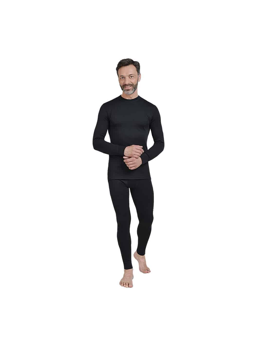 Ensemble maillot/caleçon thermique Homme col rond, Protection