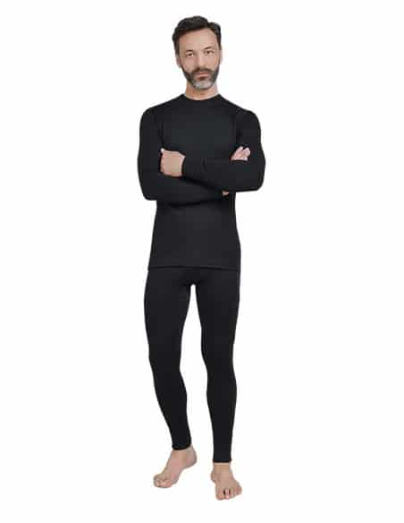 Ensemble Norveg maillot et caleçon thermique Homme Laine Mérinos -30°C