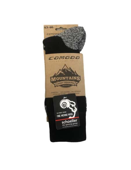 Thermoregulating winter hiking socks in Merinos wool