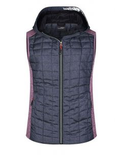 Gilet polaire Hybride à Capuche Femme James & Nicholson
