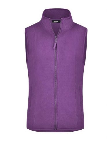 Gilet Girly Polaire Sans Manche Femme James & Nicholson