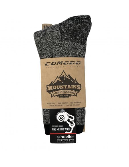 Durable and soft merino wool winter hiking socks