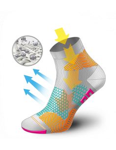 Chaussettes épaisses de Randonnée en laine Merinos Thermorégulatrices 2