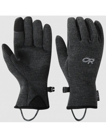 Gants verts hiver femme laine chauds finition dentelle et noeud