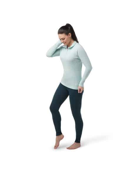 Maillot Thermique zippé en laine Mérinos Femme SMARTWOOL