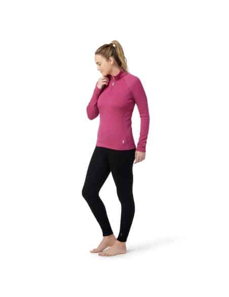 Maillot Thermique zippé en laine Mérinos Femme SMARTWOOL