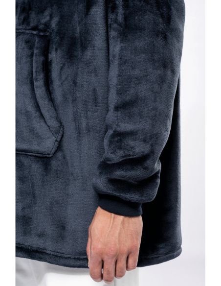 Sweat Plaid Polaire Oversize