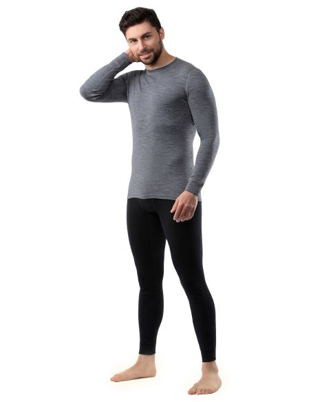 Maillot Thermique en Laine Mérinos Woolmark Homme -35°C