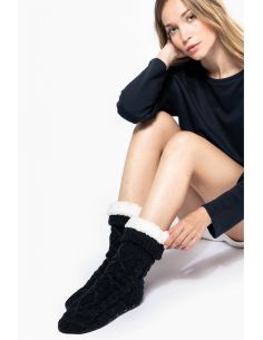5pcs Chaussettes Duveteuses pour Femme - Chaussettes Thermiques  Confortables Chaussettes Chaudes - Chaussettes épaisses pour L'hiver