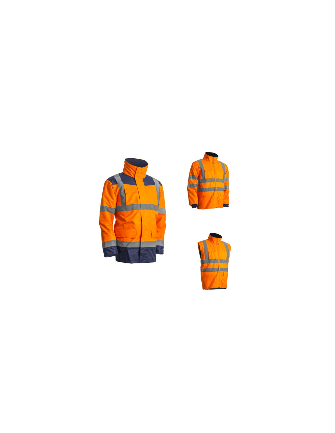 Parka de travail Haute Visibilité imperméable Upower DEFENDER HL161