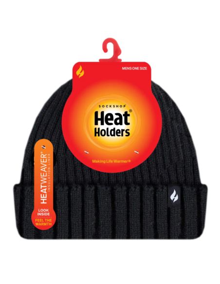 Bonnet Doublé à revers pour Homme Heat Holders