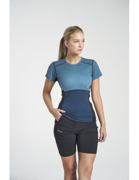 Maillot Thermique à manches courtes en Laine Mérinos pour Femme