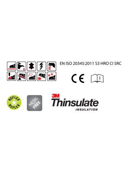 Chaussure de Sécurité Hiver Thinsulate 200 g CXS Universe Rocket S3S