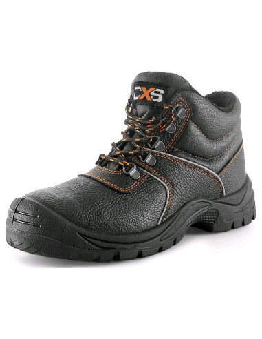 Chaussure de sécurité S3 professionnelle de travail en cuir ISO EN