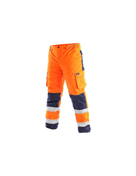 Men's Padded Hi-Vis Winter Work Trousers CXS Cardiff